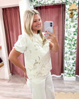 Summer Solstice Eyelet Top