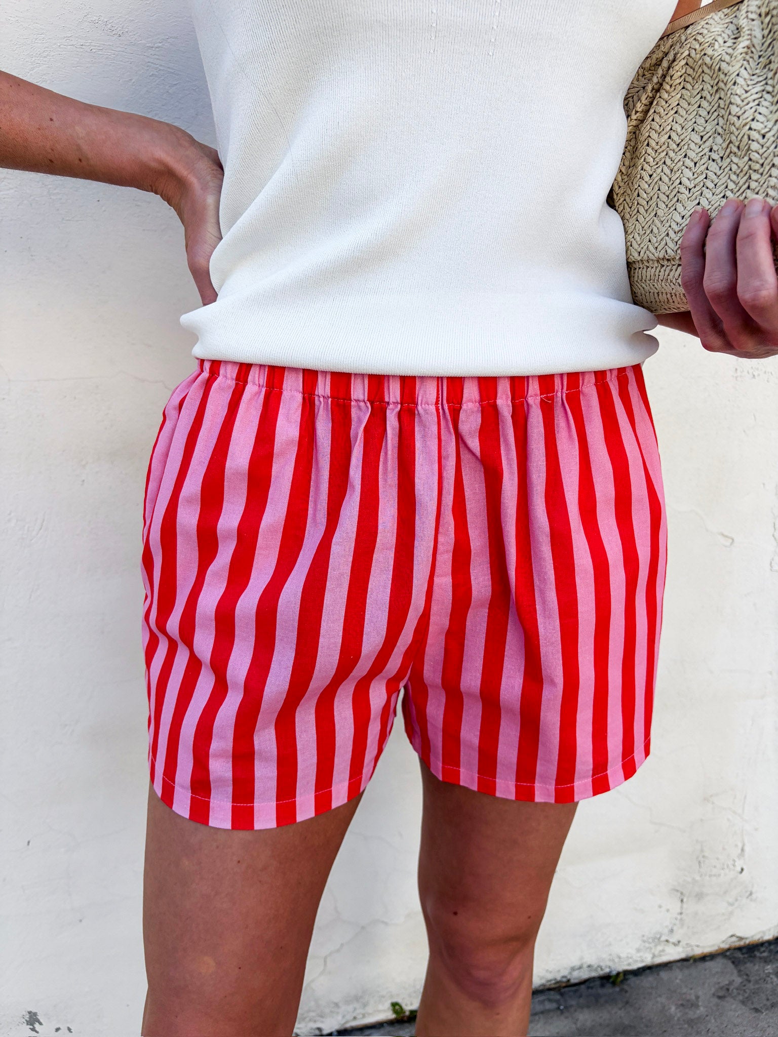 Summer Ready Striped Shorts