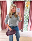 Soft Embrace Crewneck Sweater-Heather Gray