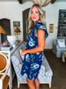Floral Frolic Denim Mini Dress