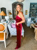 Show Stopper Velvet Jumpsuit