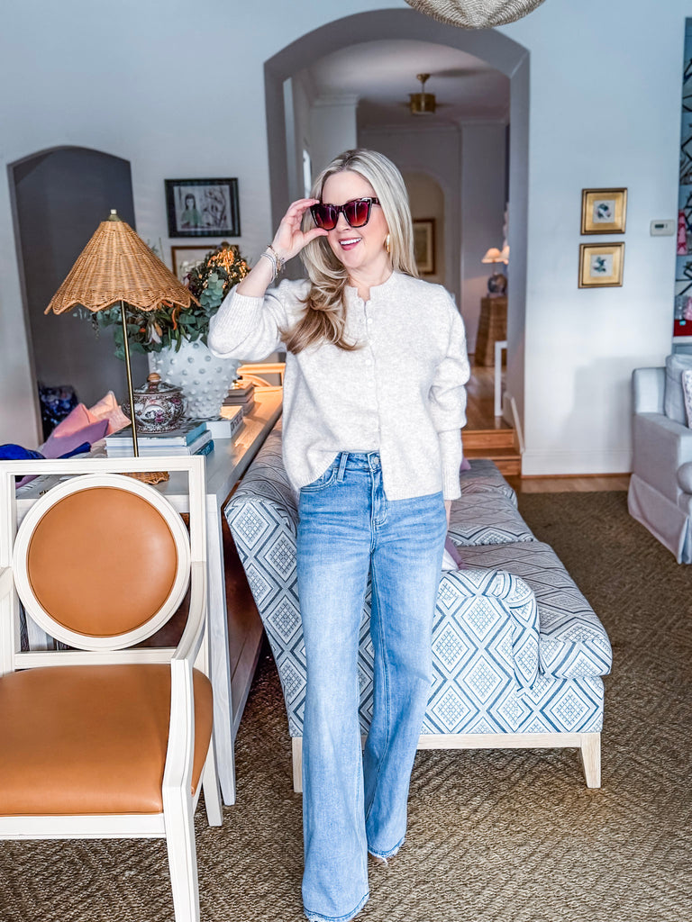 Cozy Nights Cardigan-Egg Shell