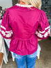 Rosewood Fields Embroidered Top