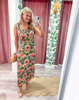 Blooming Manor Midi Dress