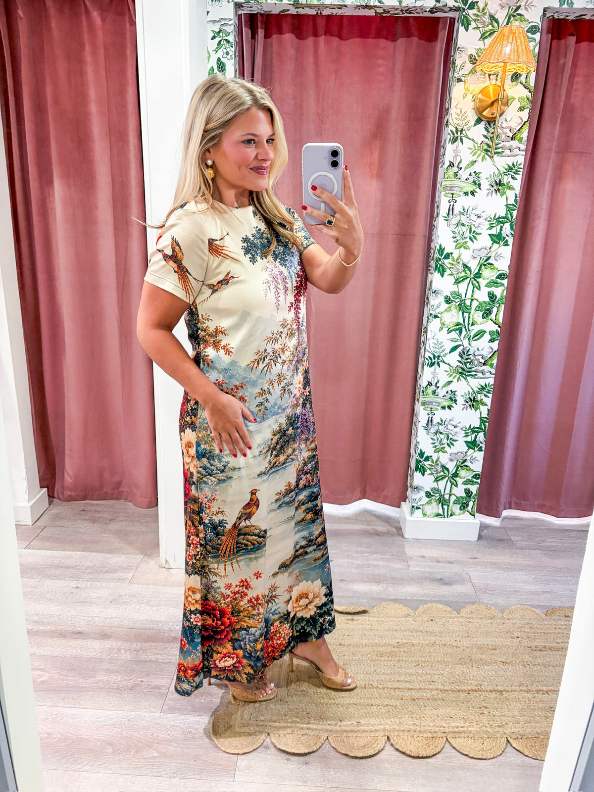 Floral Vista Midi Dress