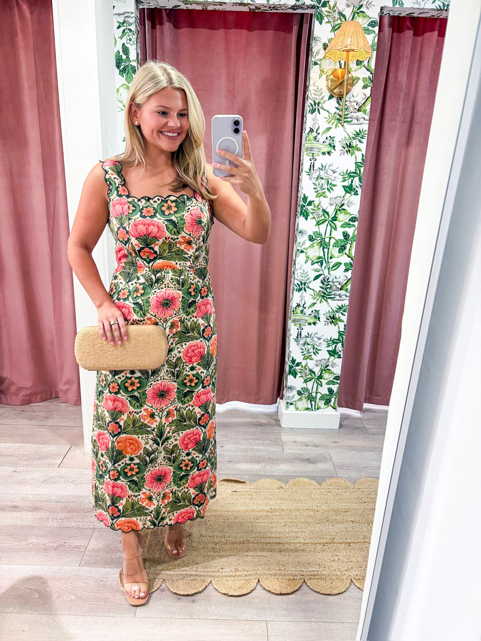 Blooming Manor Midi Dress
