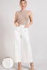 Soft Wide Leg Pants- Off White