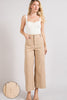 Soft Wide Leg Pants- Taupe