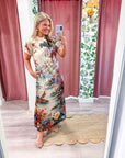 Floral Vista Midi Dress