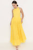Warm Sunshine Eyelet Maxi Dress