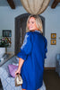 Latte Love Mini Dress-Navy