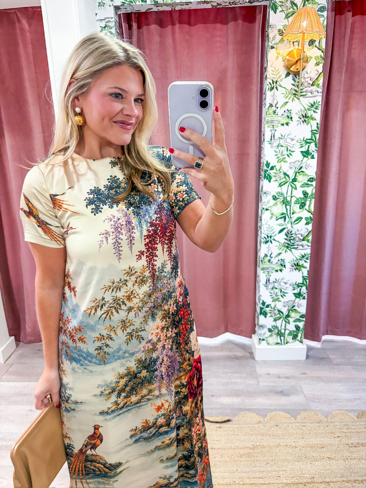 Floral Vista Midi Dress