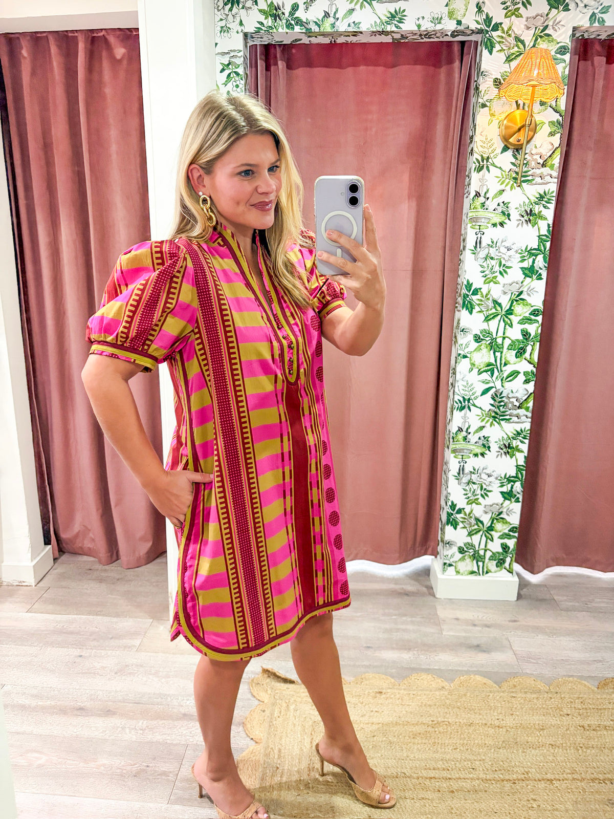 Sweetest Day Puff Sleeve Mini Dress