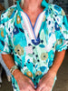 Jade Flowers Top