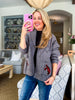 Horse Knit Sweater-Dark Gray
