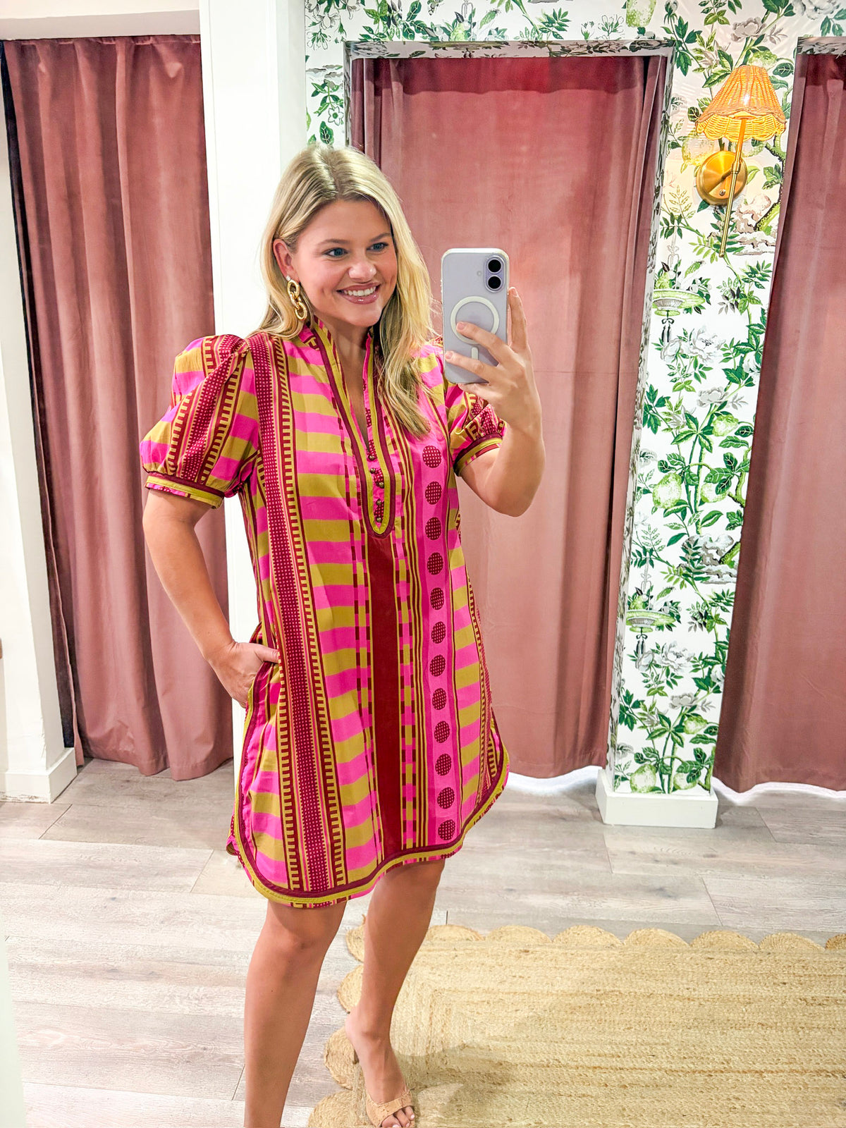 Sweetest Day Puff Sleeve Mini Dress