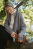 Horse Knit Sweater-Dark Gray
