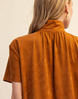 Margaux Mini Dress-Camel