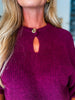 Warm Moments Sweater-Wine