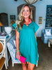 Weekend Vibes Mini Dress-Green