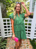 Isha Floral Tiered Mini Dress