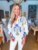 Sweet Florals Top-Cream