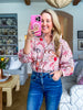 Hendry Floral Button Up Top