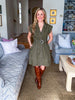 Chic Style Mini Dress-Olive