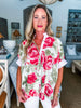 Flower Pop Oversized Top-Pink