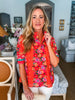 Sienna Florals Button Down Top
