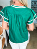 Del Mar Applique Top-Pine