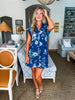 Floral Frolic Denim Mini Dress