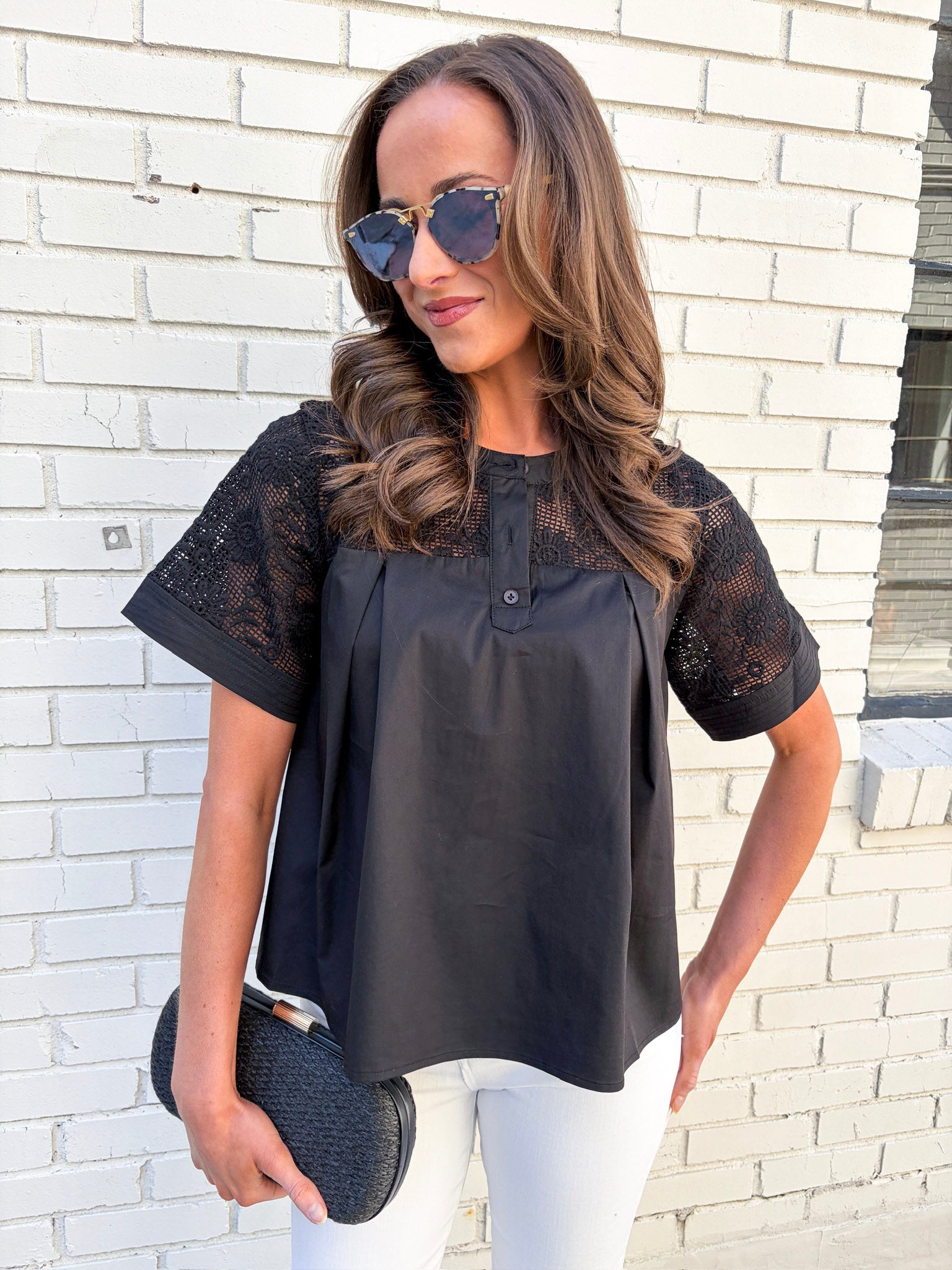 Soft Serenity Top-Black