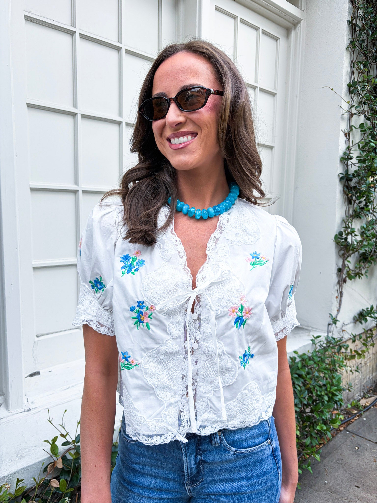 Sweet Prairie Embroidered Top