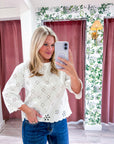Eloria Eyelet Embroidered Top