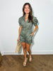 Go Getter Romper- Vintage Olive