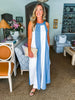Santorini Seas Maxi Dress