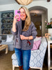 Horse Knit Sweater-Dark Gray