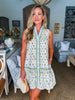 Chasing Hearts Floral Dress-Cream