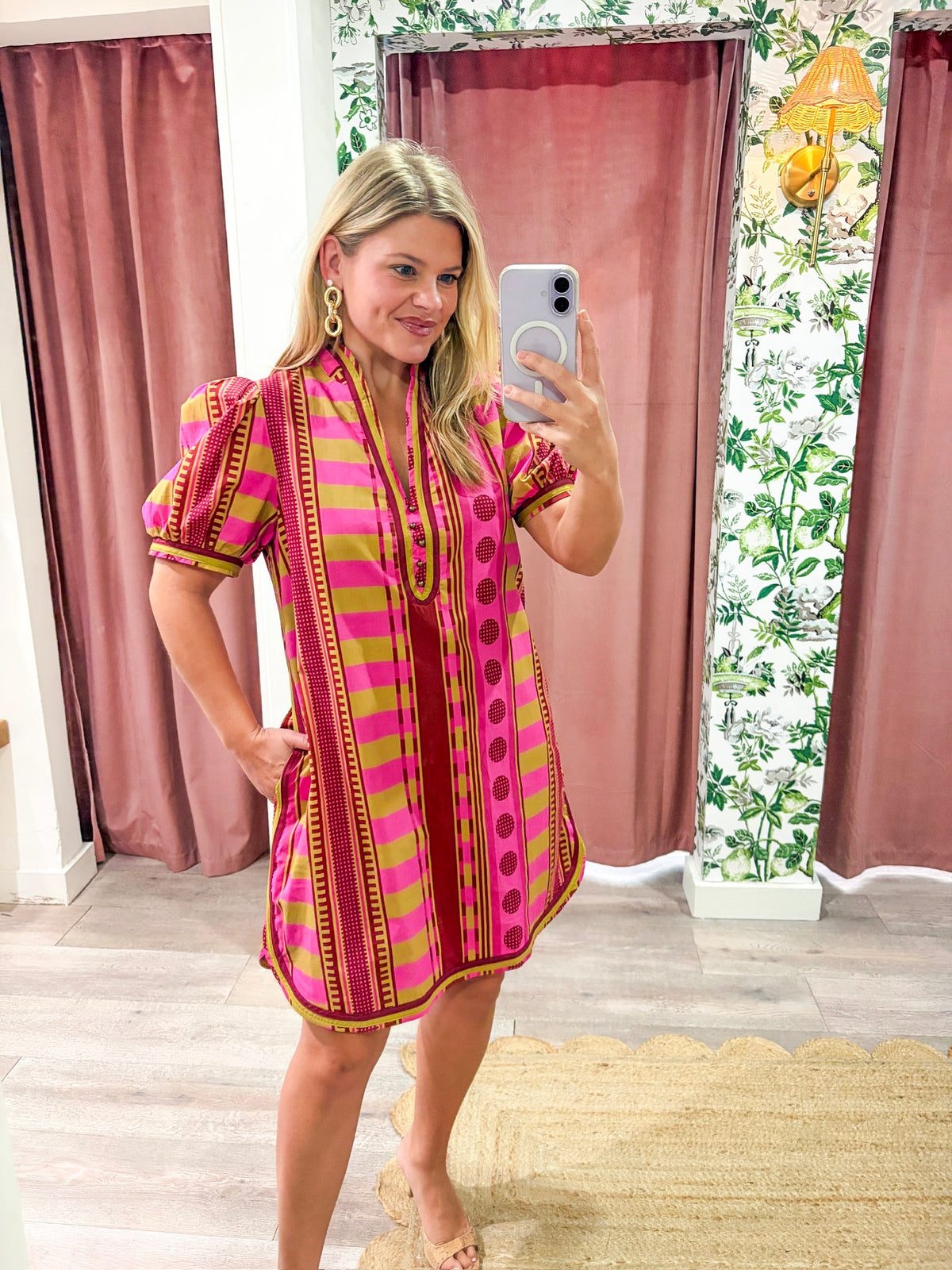 Sweetest Day Puff Sleeve Mini Dress