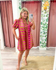 Sweetest Day Puff Sleeve Mini Dress