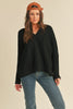 Cozy Girl Sweater- Black