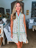 Chasing Hearts Floral Dress-Cream