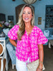 Vintage Eyelet Top-Pink