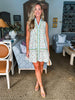 Chasing Hearts Floral Dress-Cream