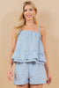 Happy Heart Embroidered Short Set