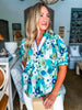 Jade Flowers Top