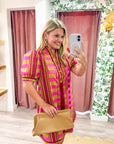 Sweetest Day Puff Sleeve Mini Dress