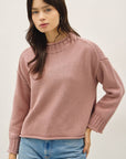 Downtown Girl Sweater-Mauve