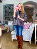 Horse Knit Sweater-Dark Gray